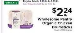 ShopRite Wholesome Pantry Organic Chicken Drumsticks offer
