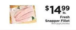 ShopRite Fresh Snapper Fillet offer