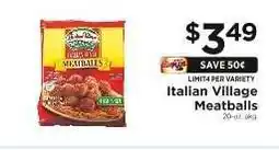 ShopRite Italian Village Meatballs offer