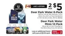 ShopRite Deer Park Water 6-Pack or Minis 12-Pack offer