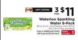 ShopRite Waterloo Sparkling Water 8-Pack offer
