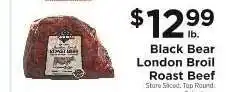 ShopRite Black Bear London Broil Roast Beef offer