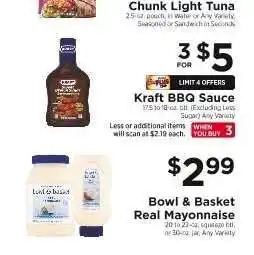 ShopRite Kraft BBQ Sauce offer