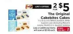 ShopRite The Original Cakebites Cakes offer