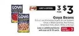 ShopRite Goya Beans offer