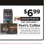 ShopRite Peet's Coffee offer