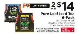 ShopRite Pure Leaf Iced Tea offer