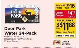 ShopRite Deer Park Water 24-Pack offer