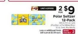 ShopRite Polar Seltzer 12-Pack offer