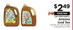 ShopRite Arizona Iced Tea offer
