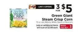 ShopRite Green Giant Steam Crisp Corn offer