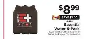 ShopRite Essentia Water 6 Pack offer