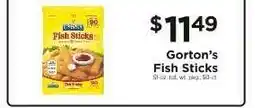 ShopRite Gorton's Fish Sticks offer