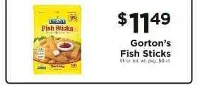 ShopRite Gorton's Fish Sticks offer