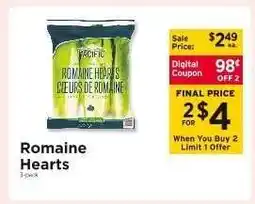 ShopRite Romaine Hearts offer