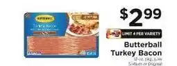 ShopRite Butterball Turkey Bacon offer