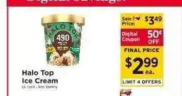 ShopRite Halo Top Ice Cream offer