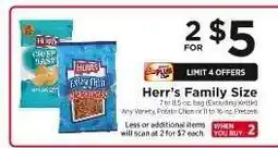 ShopRite Herr's Family Size offer