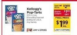 ShopRite Kellogg's Pop-Tarts offer