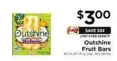 ShopRite Outshine Fruit Bars offer