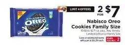ShopRite Nabisco Oreo Cookies Family Size offer