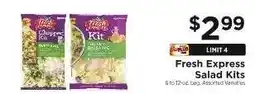 ShopRite Fresh Express Salad Kits offer
