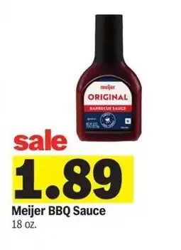 Meijer Meijer BBQ Sauce offer