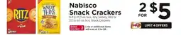 ShopRite Nabisco Snack Crackers offer