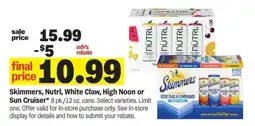 Meijer Skimmers, Nutrl, White Claw, High Noon or Sun Cruiser offer