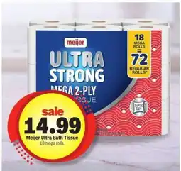 Meijer Meijer Ultra Bath Tissue offer
