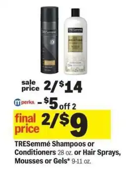 Meijer TRESemmé Shampoos or Conditioners offer