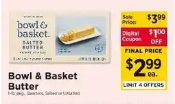 ShopRite Bowl & Basket Butter offer