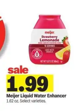 Meijer Meijer Liquid Water Enhancer offer