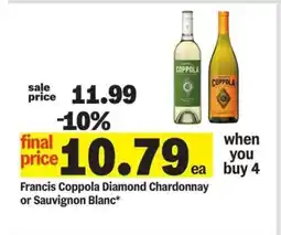 Meijer Francis Coppola Diamond Chardonnay or Sauvignon Blanc offer