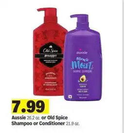 Meijer Aussie or Old Spice Shampoo or Conditioner offer