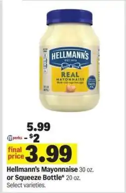 Meijer Hellmann's Mayonnaise offer