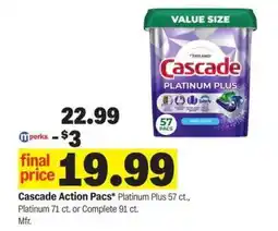 Meijer Cascade Action Pacs offer