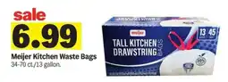 Meijer Meijer Kitchen Waste Bags offer