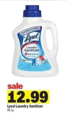 Meijer Lysol Laundry Sanitizer offer