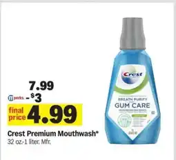 Meijer Crest Premium Mouthwash offer