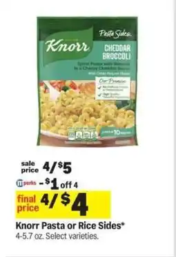 Meijer Knorr Pasta or Rice Sides offer