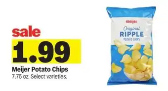 Meijer Meijer Potato Chips offer
