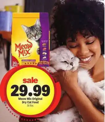 Meijer Meow Mix Original Dry Cat Food offer