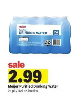 Meijer Meijer Purified Drinking Water offer
