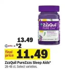 Meijer ZzzQuil PureZzzs Sleep Aids offer