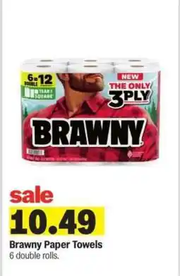 Meijer Brawny Paper Towels offer