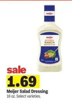 Meijer Meijer Salad Dressing offer