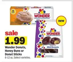 Meijer Wonder Donuts, Honey Buns or Donut Sticks offer