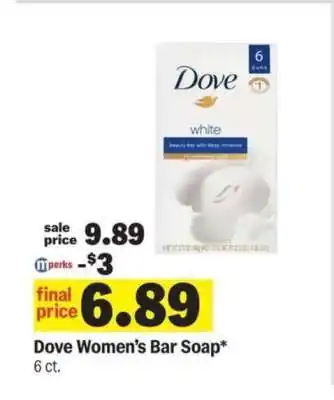 Meijer Dove Women's Bar Soap offer
