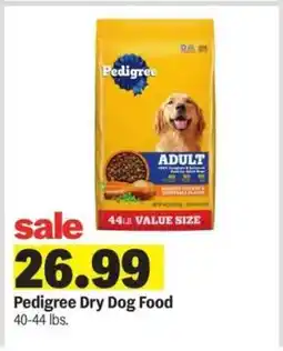 Meijer Pedigree Dry Dog Food offer